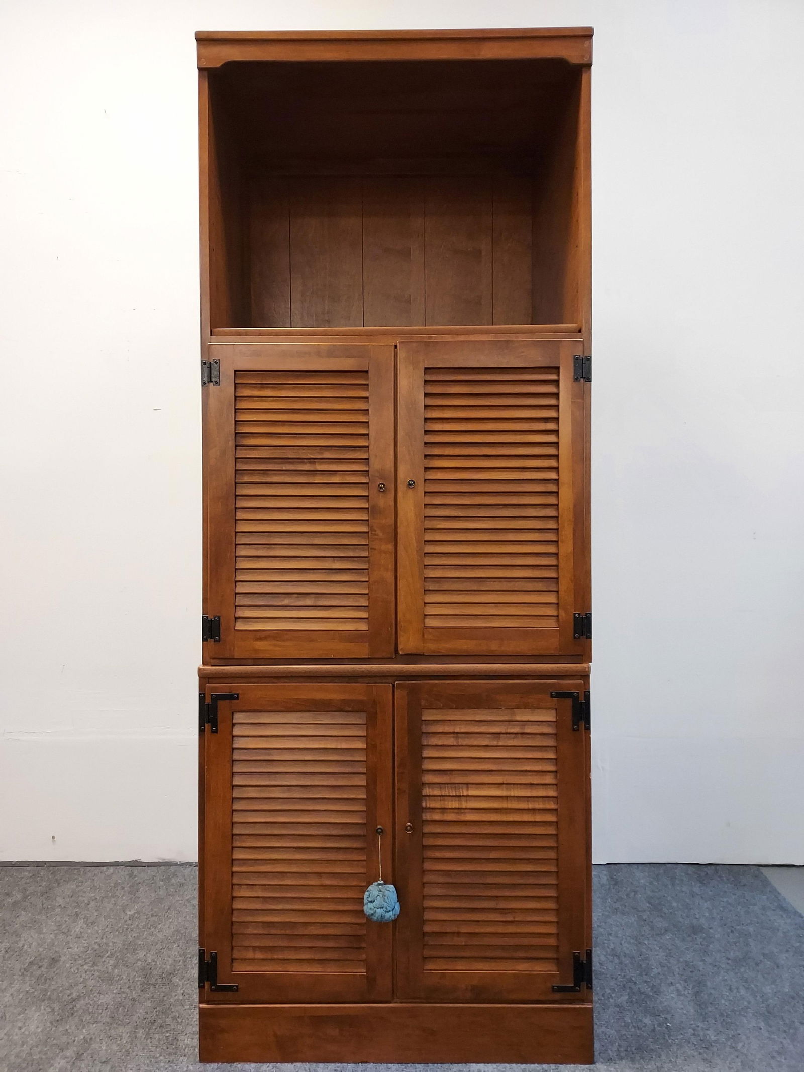 ETHAN ALLEN TWO-PIECE MEDIA CABINET (1 of 14)