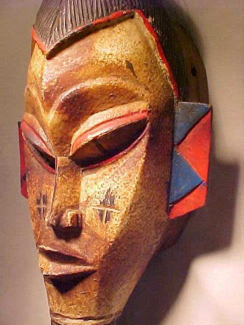 AFRICAN FIGURAL GURO MASK - - 3