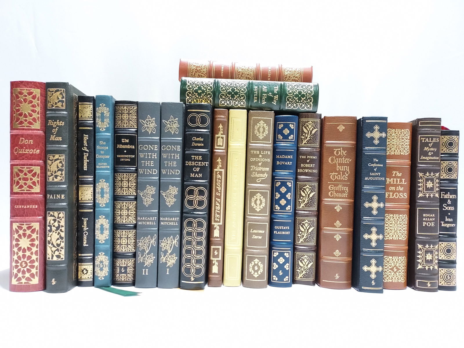 LOT TWENTY EASTON PRESS LEATHER BOUND BOOKS (1 of 10)