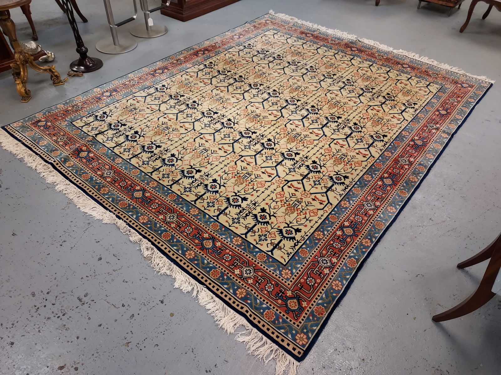 PAK PERSIAN HAND KNOTTED WOOL RUG 8' X 10' (1 of 10)