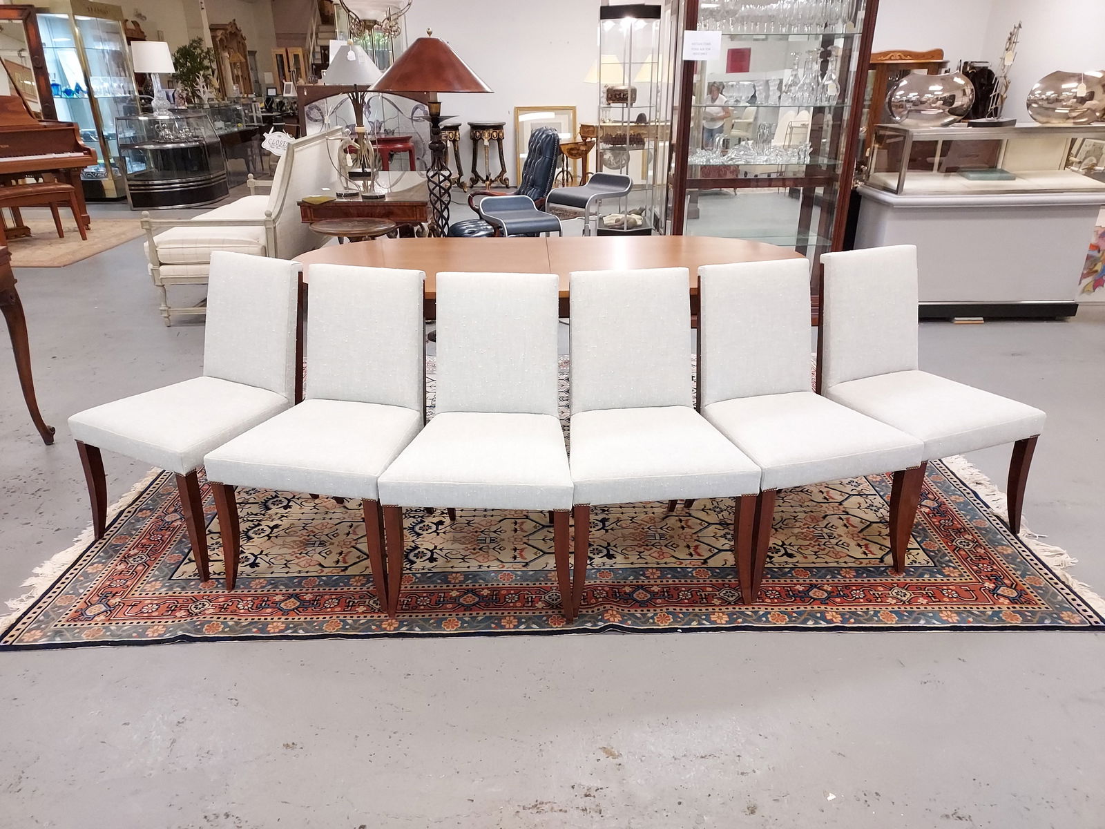 SET OF SIX BAKER DINING CHAIRS (1 of 9)