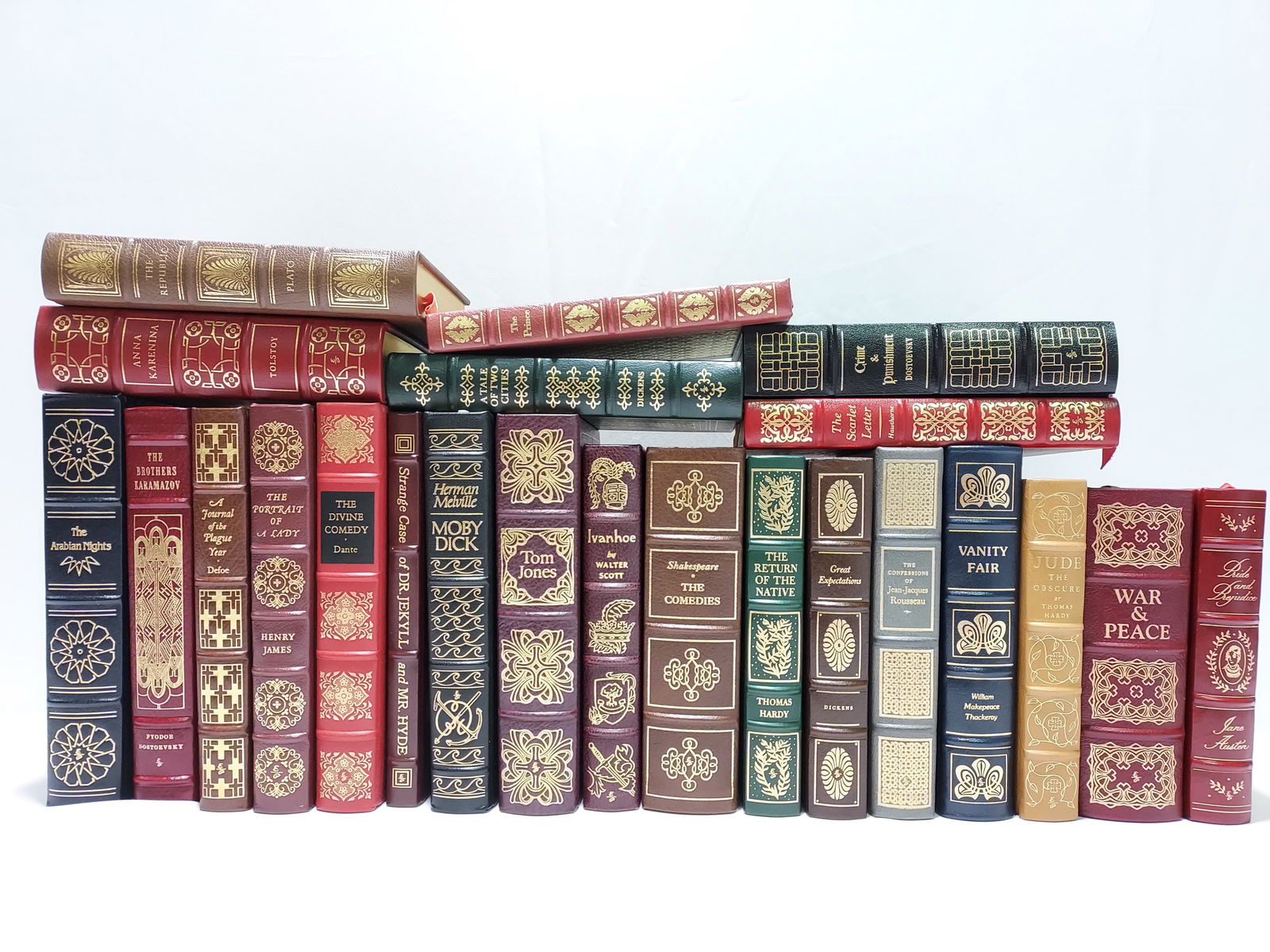 LOT TWENTY-THREE EASTON PRESS LEATHER BOUND BOOKS (1 of 10)