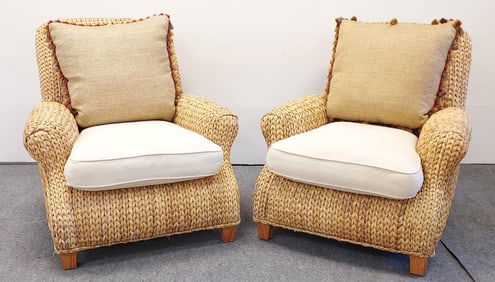 PAIR RALPH LAUREN HURLEY CHAIRS