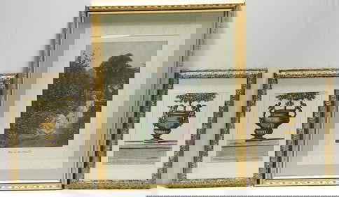 THREE DECORATIVE FRAMED PRINTS: JOHN RICHARDS ETC