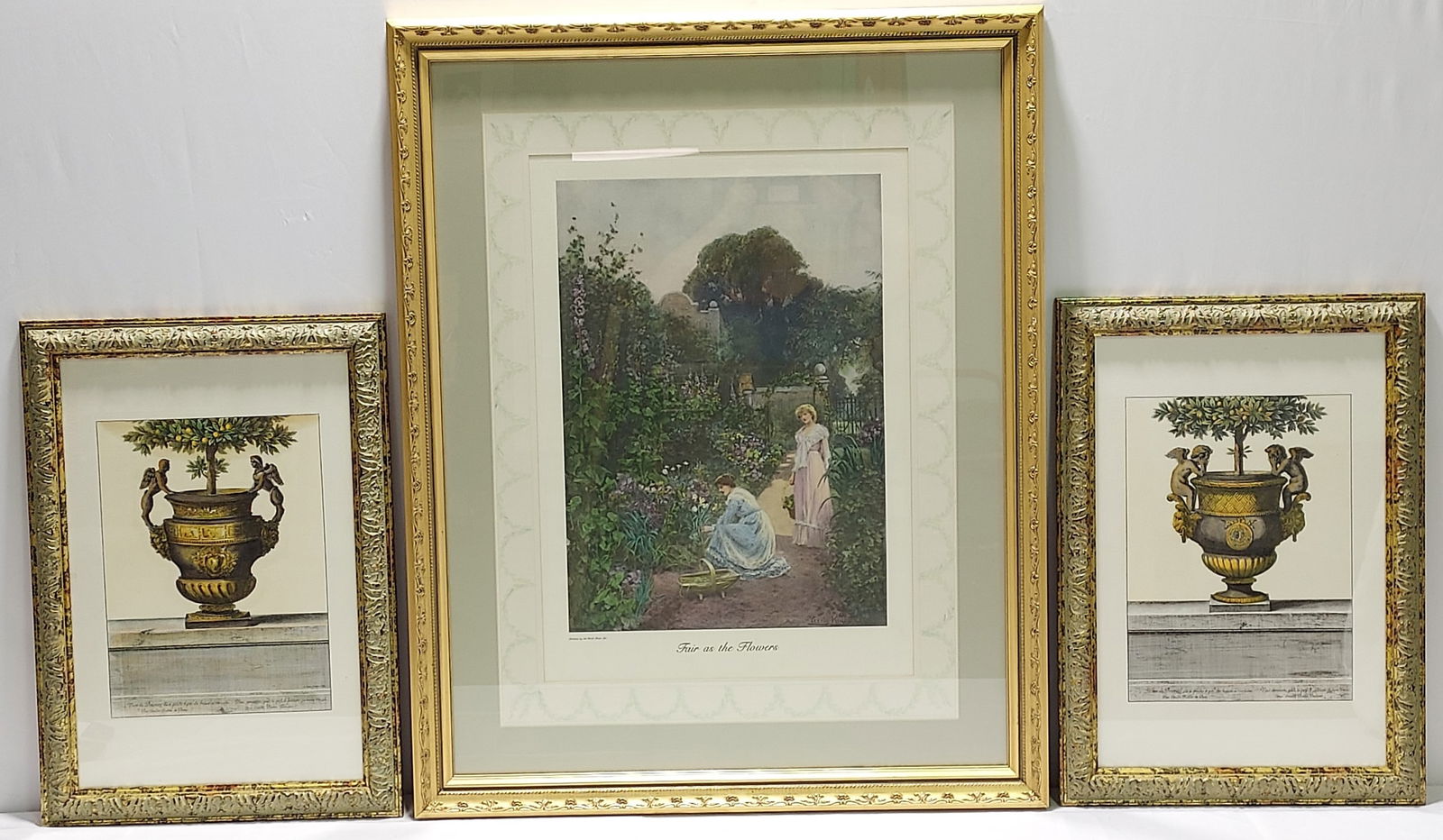 THREE DECORATIVE FRAMED PRINTS: JOHN RICHARDS ETC (1 of 20)