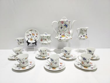 TOWLE ROYAL LIMOGES "ADRIANA" PORCELAIN TEA SET 19