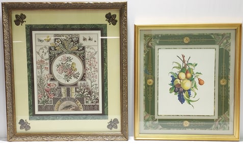 TWO JOHN RICHARDS FRAMED PRINTS