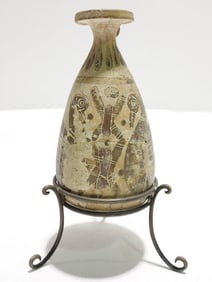 ALABASTRA POTTERY VESSEL, POSSIBLY CORINTHIAN