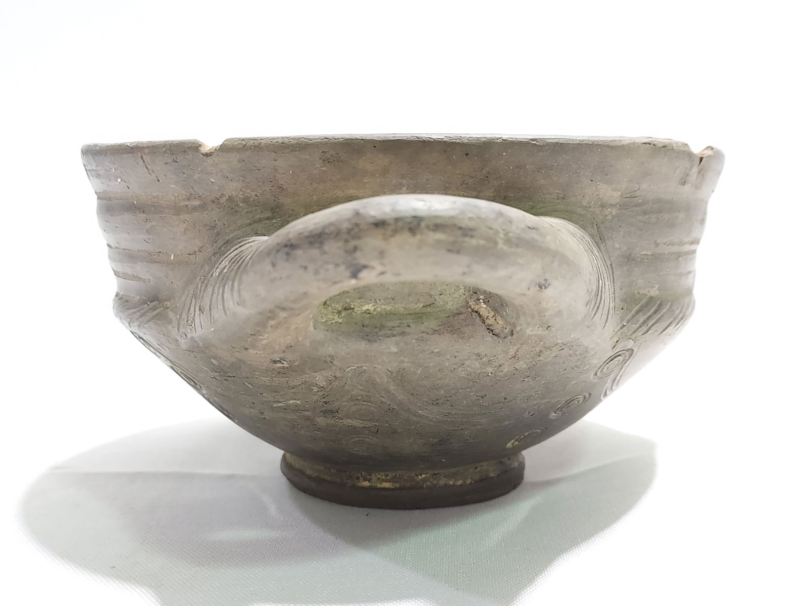 IMPASTO KYLIX, POSSIBLY VILLANOVAN, 8TH-7TH CEN BC (1 of 8)