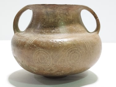 LATIUM ETRUSCAN POTTERY AMPHORA, POSSIBLY 7TH C BC
