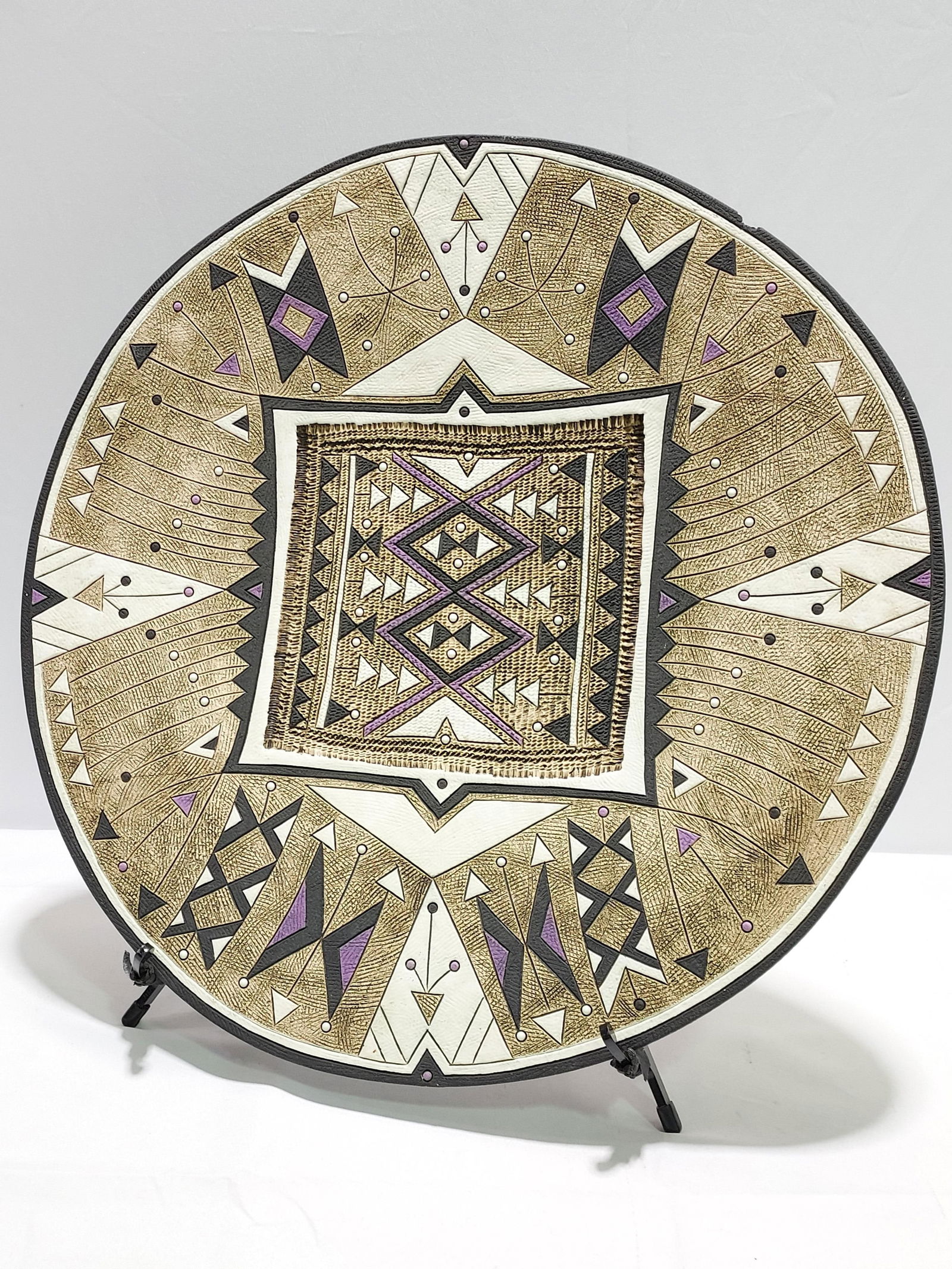 RODNEY BLUMENFELD ART POTTERY CERAMIC CHARGER (1 of 7)