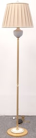 VINTAGE MANGANI PORCELAIN MOUNTED FLOOR LAMP