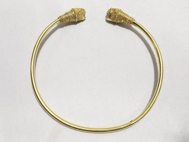 18k YELLOW GOLD MUGHAL STYLE CHOKER