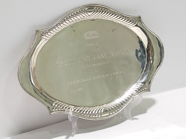 INDIAN SILVER HEINZ PRESENTATION TRAY 27.4T