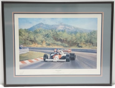 ALAN FEARNLEY L.E. SIGNED PRINT "WORLD CHAMPIONS"