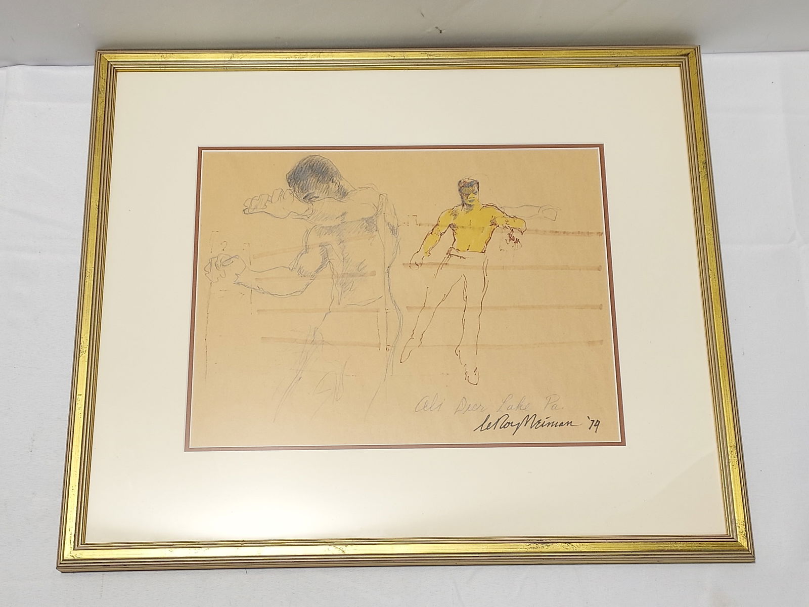 LEROY NEIMAN MUHAMMAD ALI SKETCH (1 of 8)