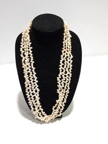 FOUR 33" PEARL STRANDS, FRESHWATER IRREGULAR