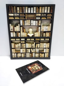 ETTORE SOBRERO MINIATURE BOOKSHELF LIBRARY