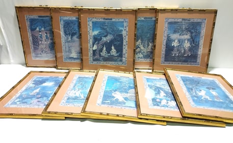 JIM THOMPSON 13 PRINTS "HOUSE ON THE KLONG"