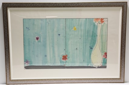HAI S. LAM WATERCOLOR PAINTING ON RICE PAPER