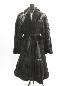 BARBATSULY AND SIDERIS MAHOGANY MINK COAT