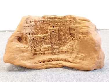 GORDON TONIPS CARVED SANDSTONE SCULPTURE