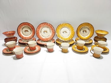 RALE ITALIAN CERAMIC DINNERWARE FOR EIGHT, 35 PCS