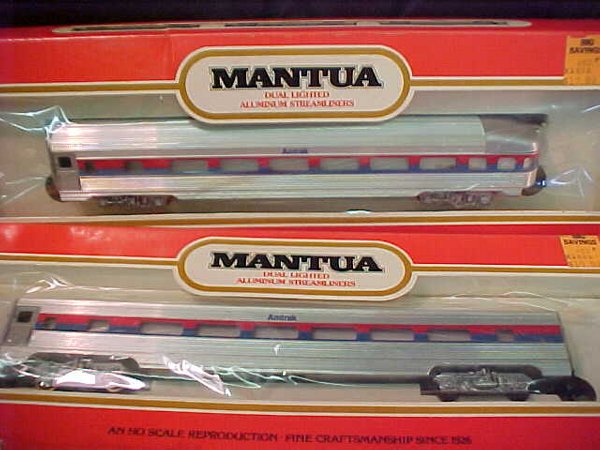 GROUP MANTUA HO SCALE RR CARS - 4