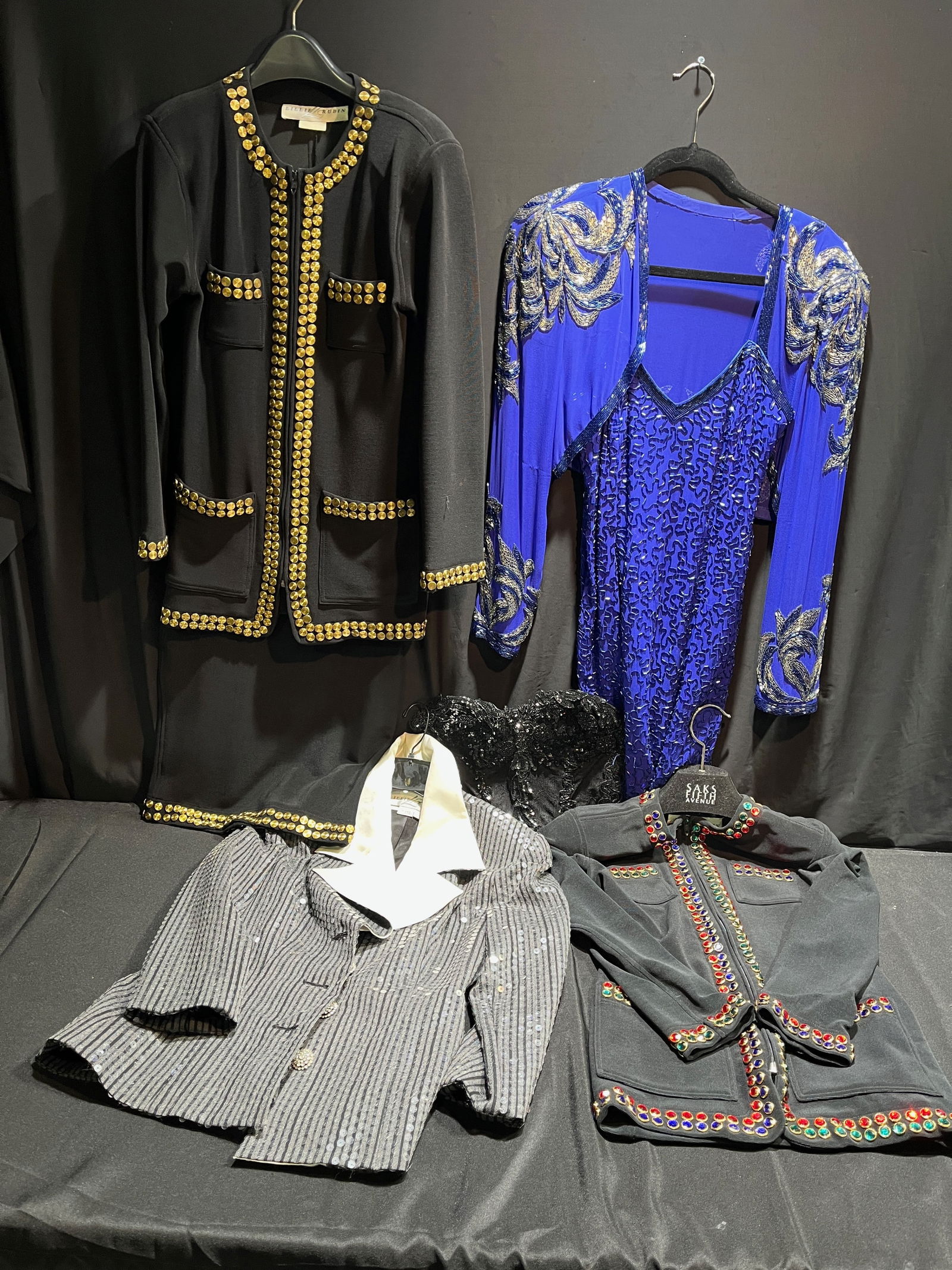 H3001 Lot 7 assorted Vintage Lillie Rubin clothing (1 of 18)