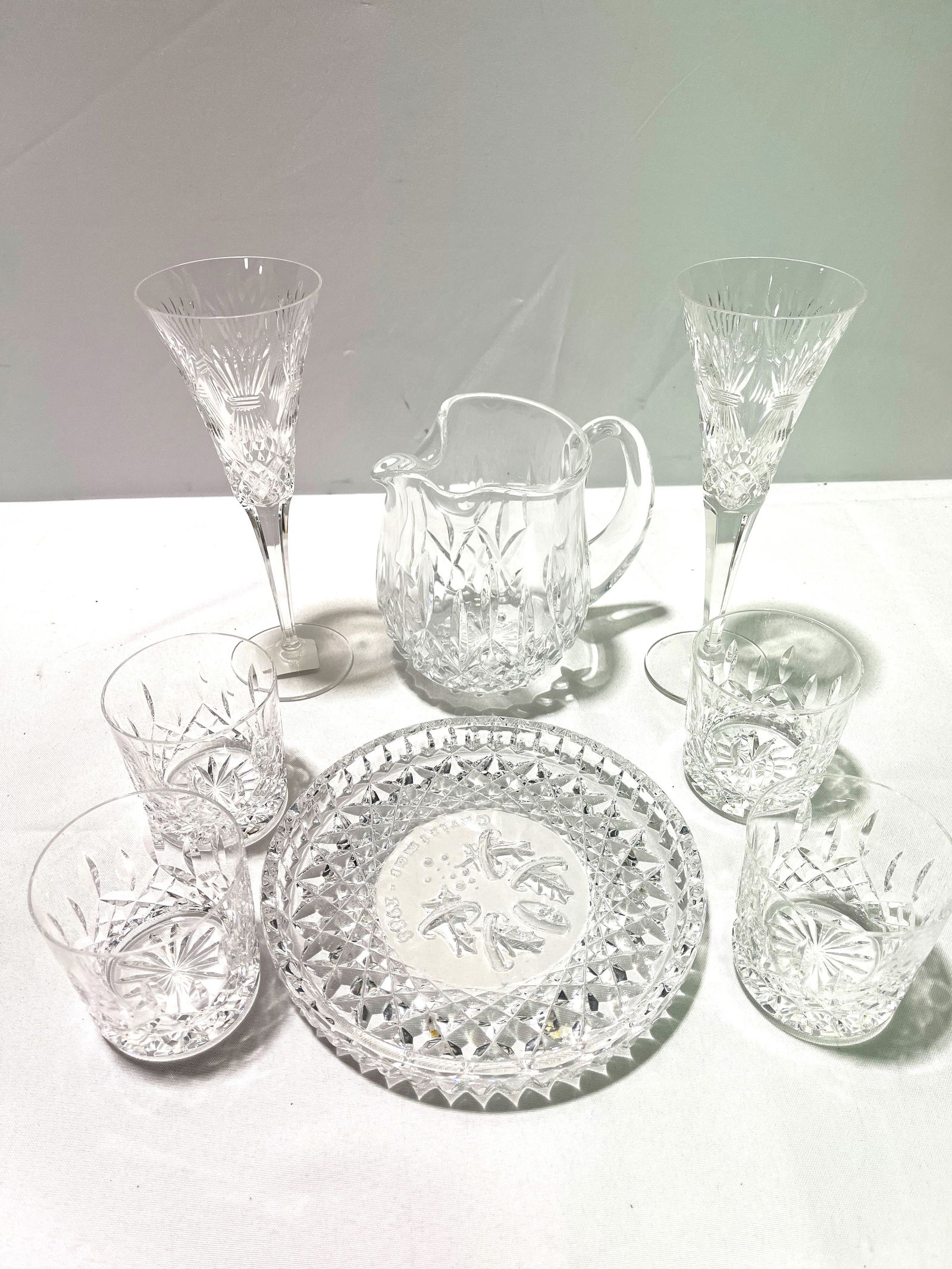 H1564 Waterford Crystal Pitcher rocks Champagne et (1 of 5)