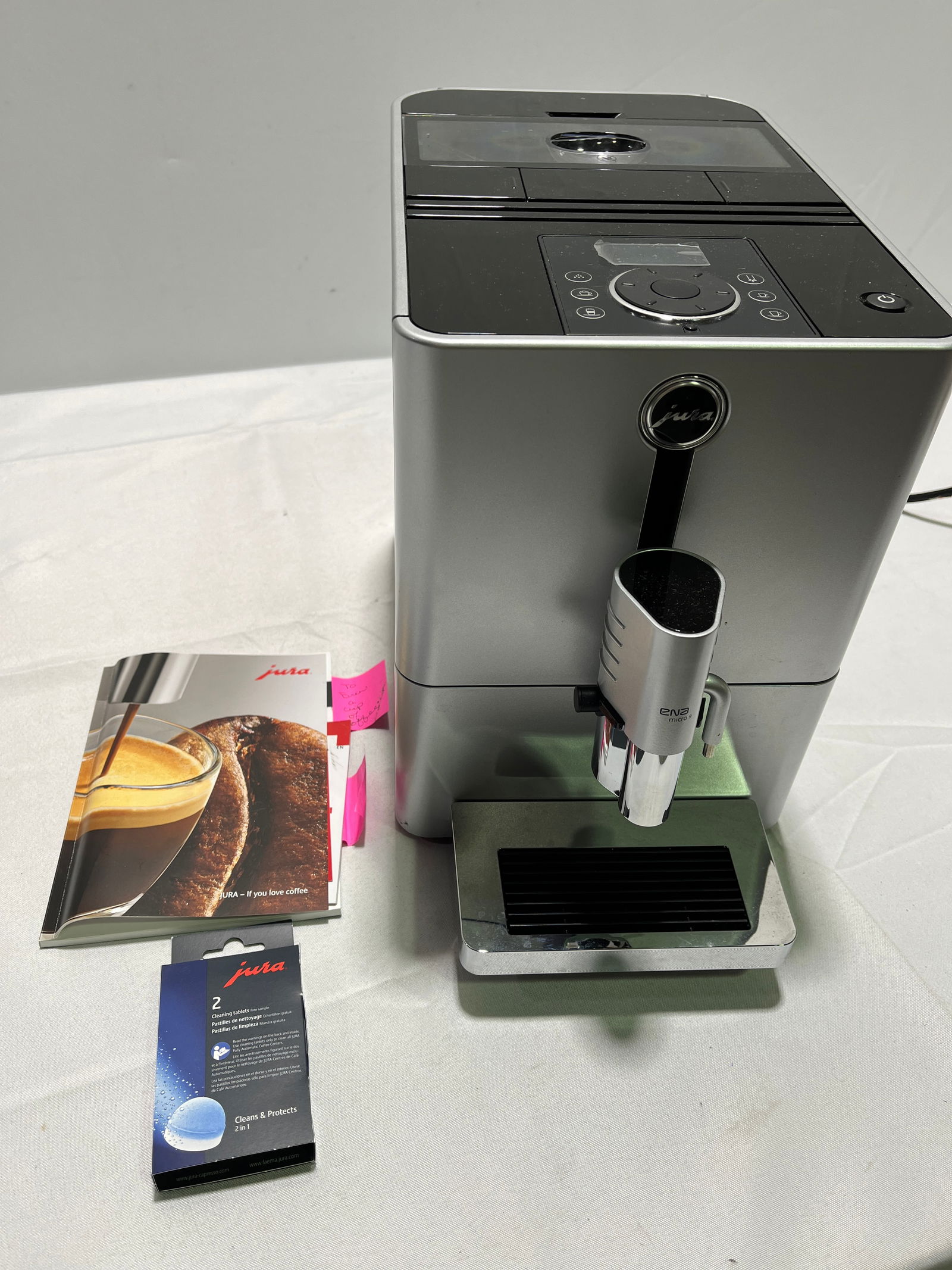 H1307 Jura ENA Micro 9 One Touch Coffee Machine (1 of 10)