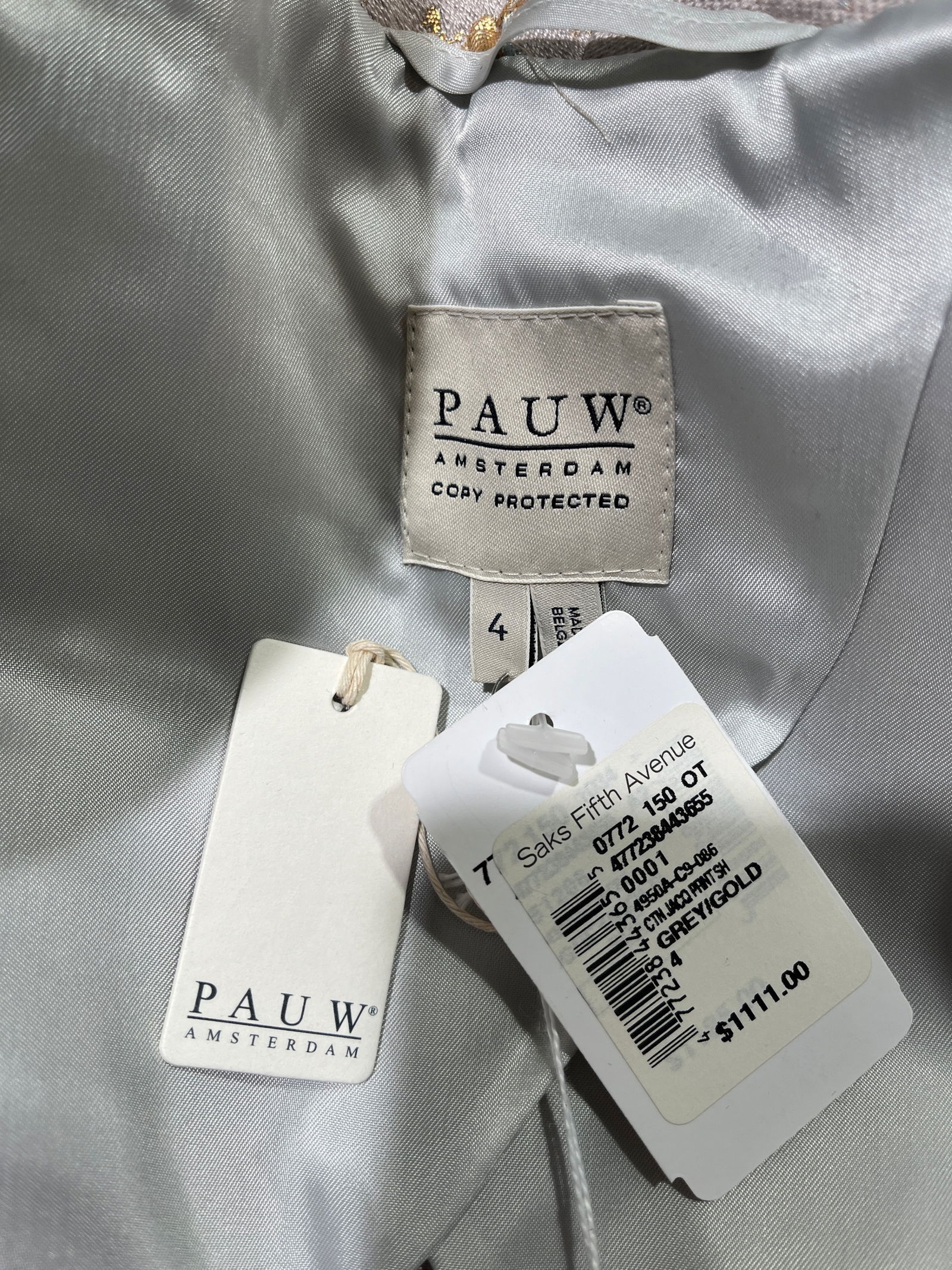 H1197 Pauw dove grey jacket (1 of 5)