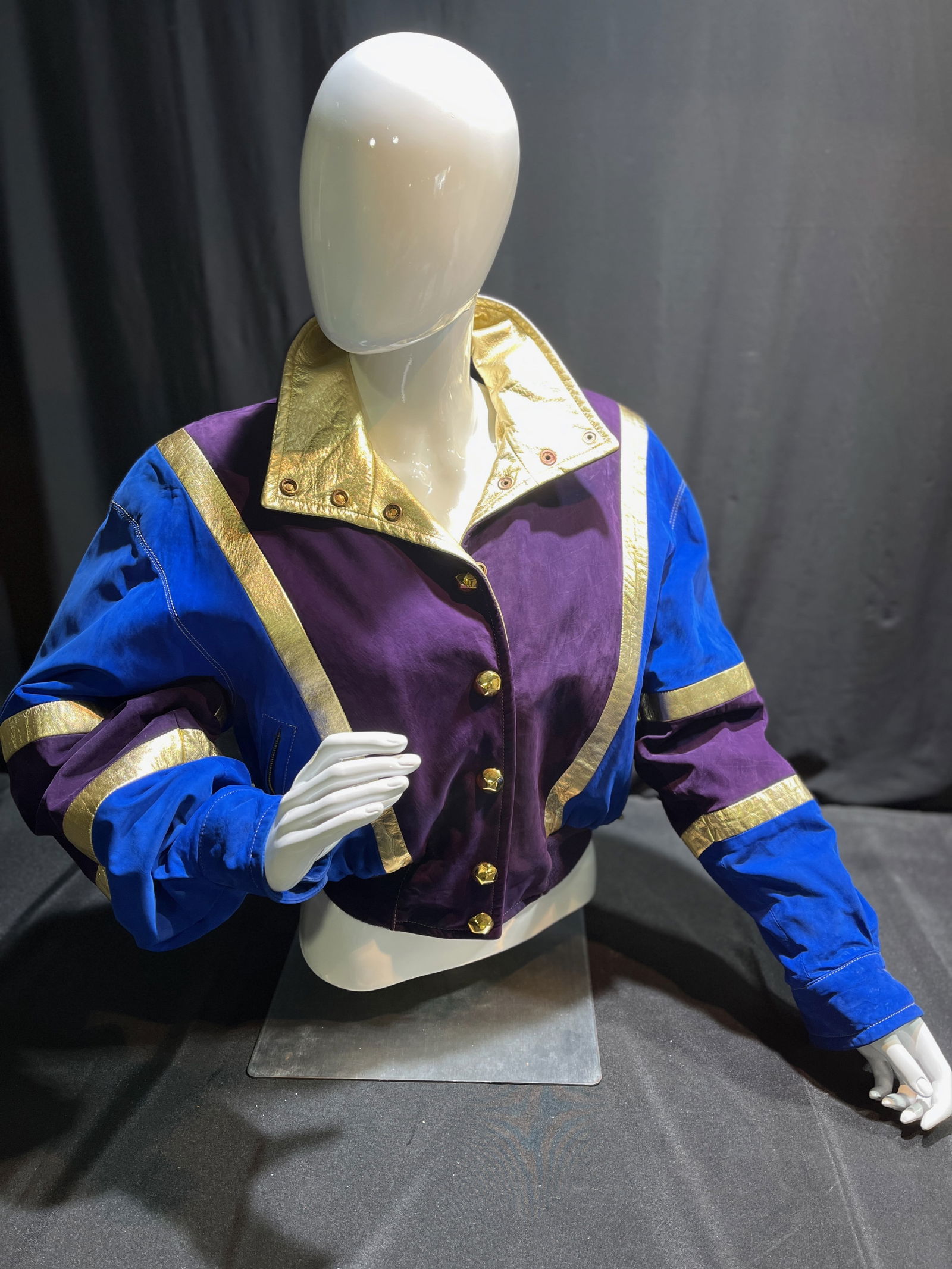 H1549 Margaretha Ley for Escada color block jacket (1 of 6)