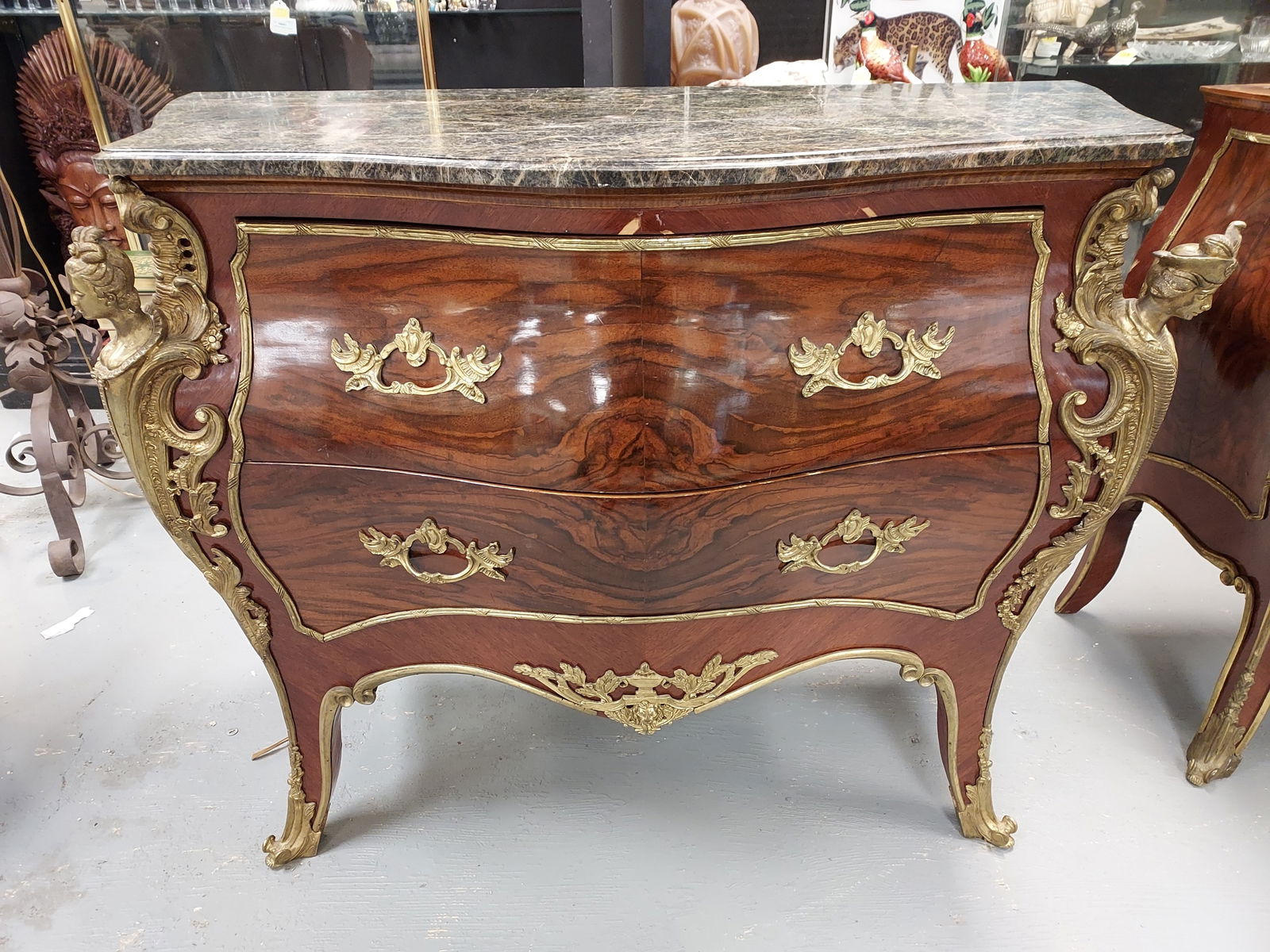 H269 Louis XVI Marble Top Commode (1 of 11)