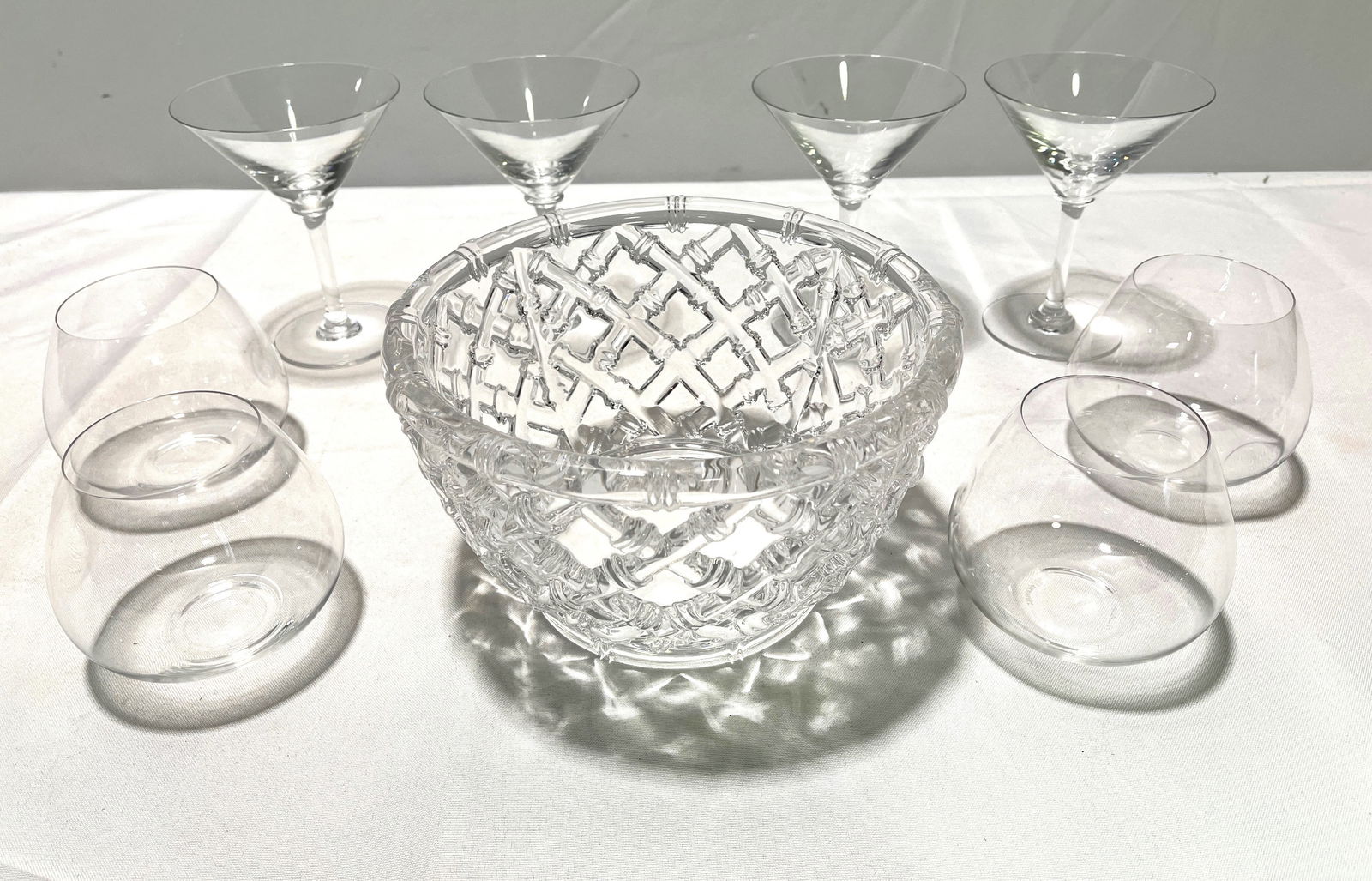 H2077 Baccarat Martini - Tiffany Crystal Thumbprin (1 of 7)