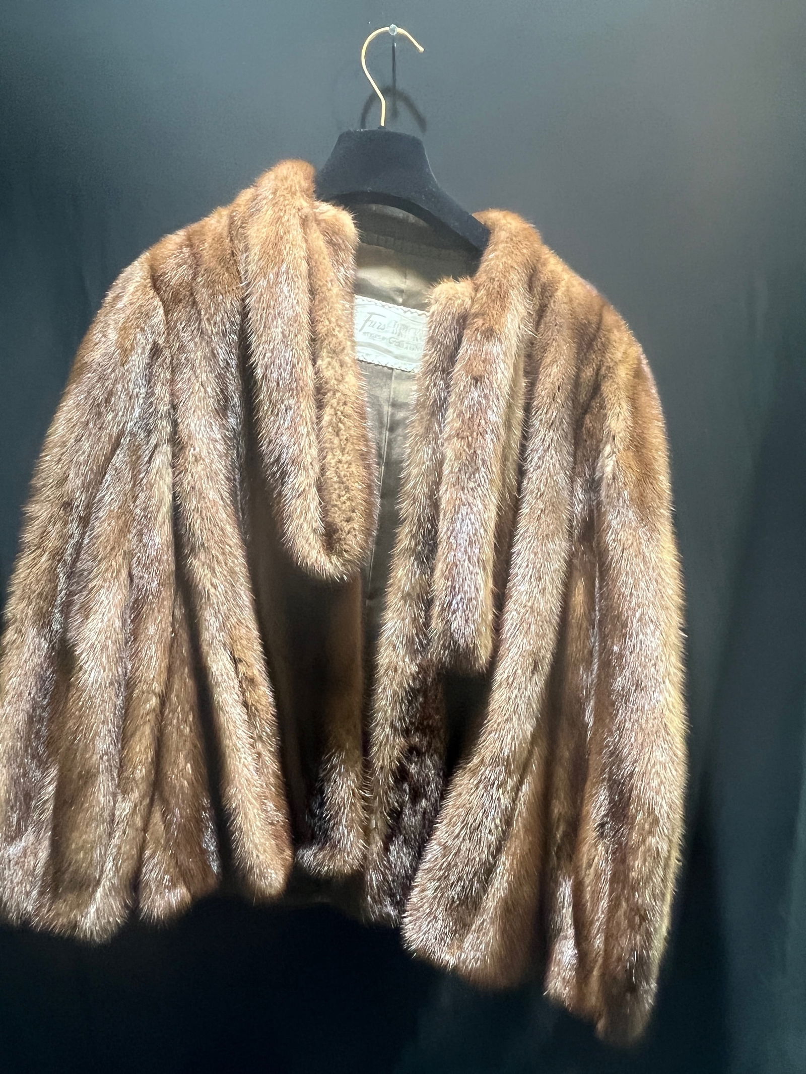 H909 Vintage natural mink jacket (1 of 7)