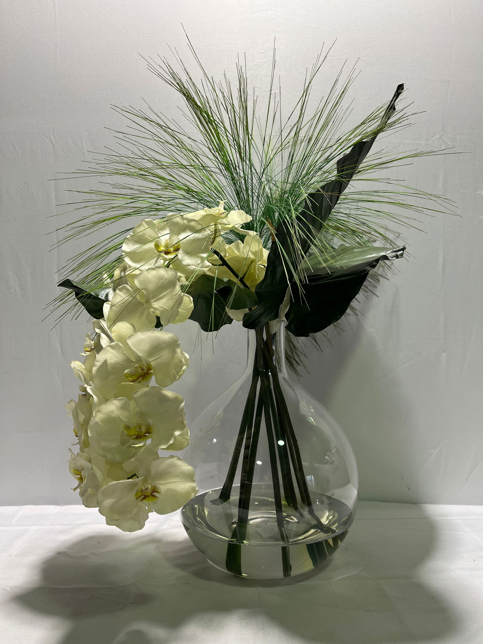 H938 Huge Silk Orchid Arrangement w/ Sea Grass (1 of 5)