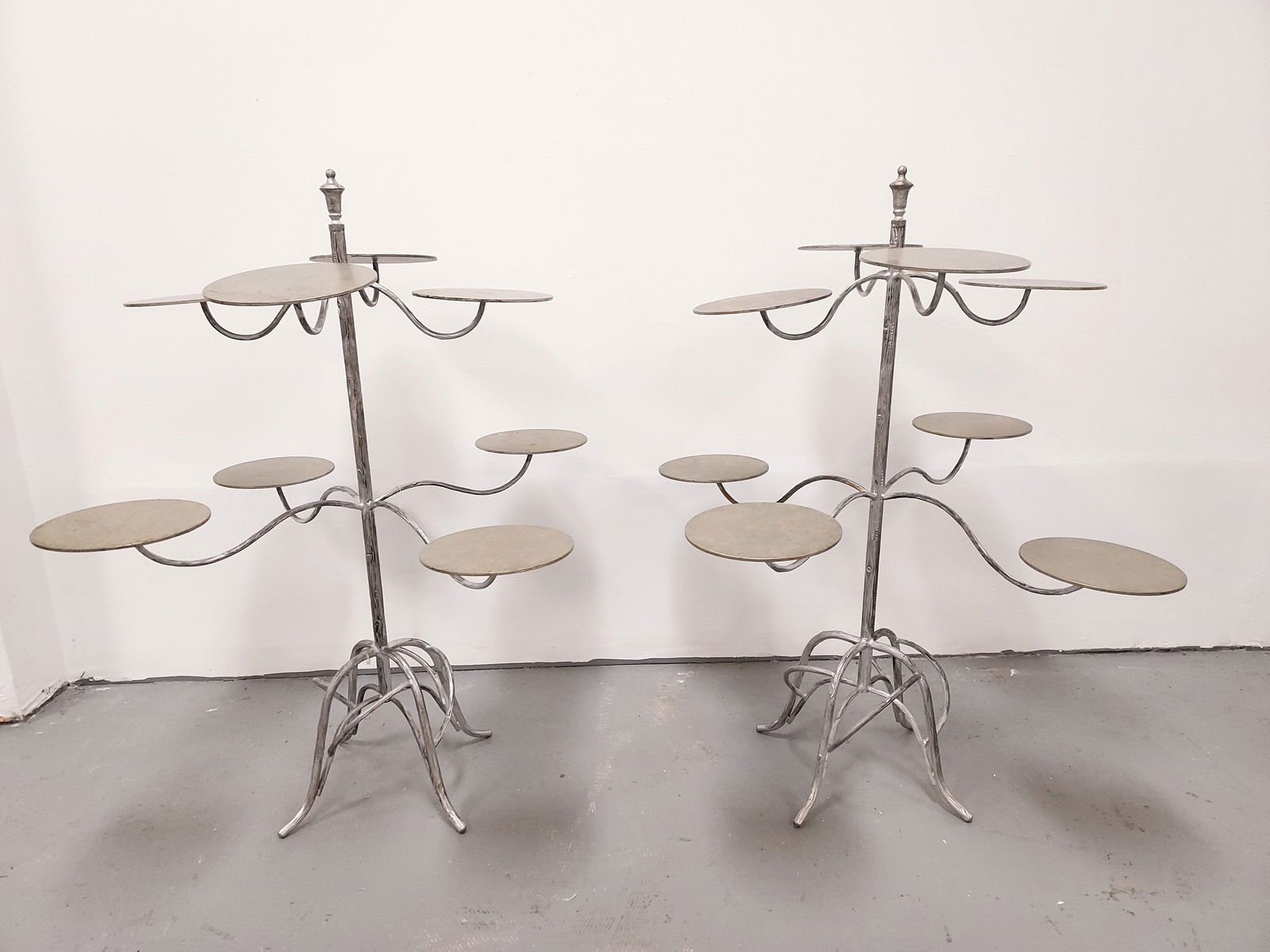 H1354 Two 2-tier display or serving stands (1 of 6)