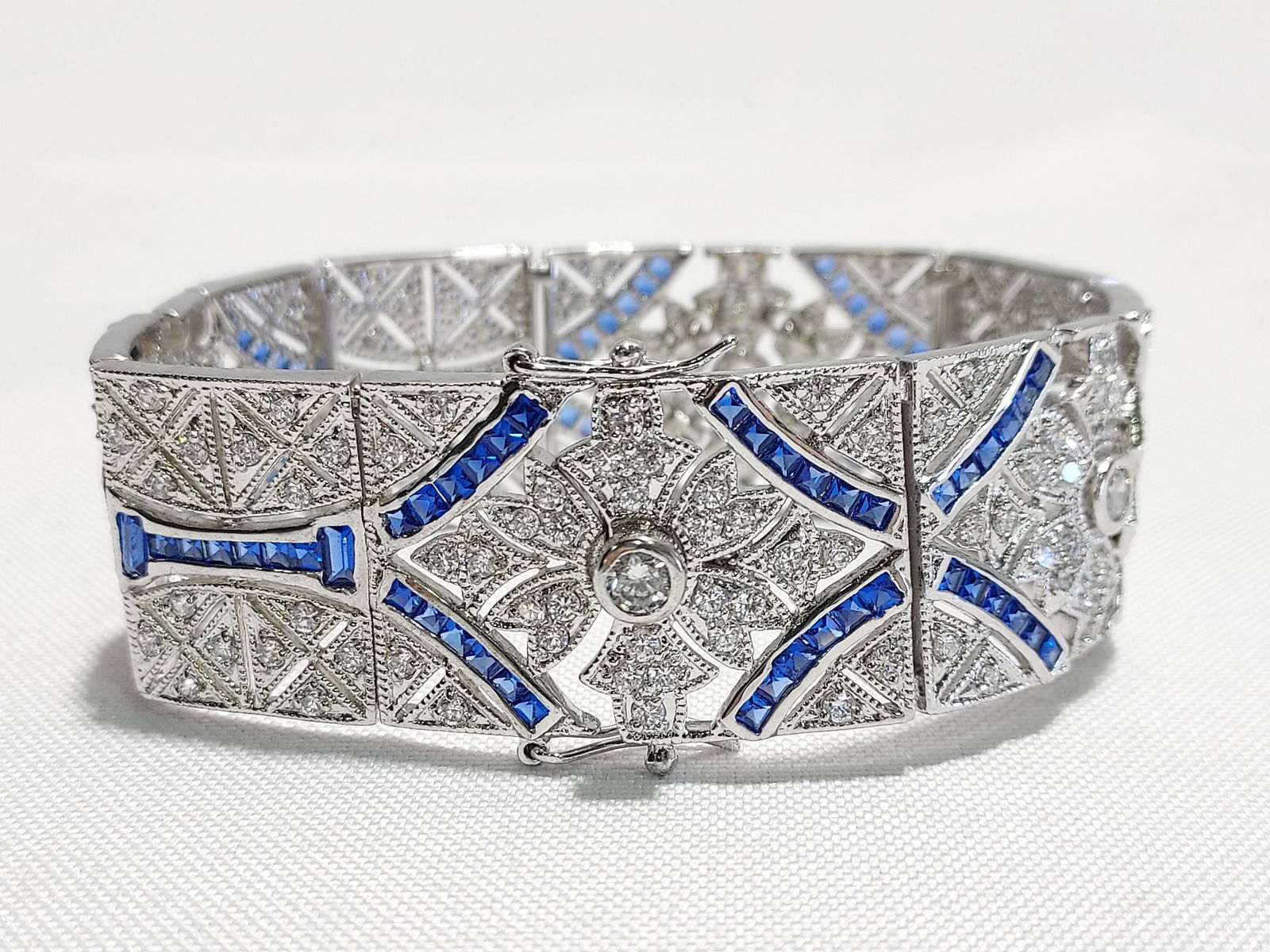 H550 Kenneth Jay Lane art deco style bracelet (1 of 10)