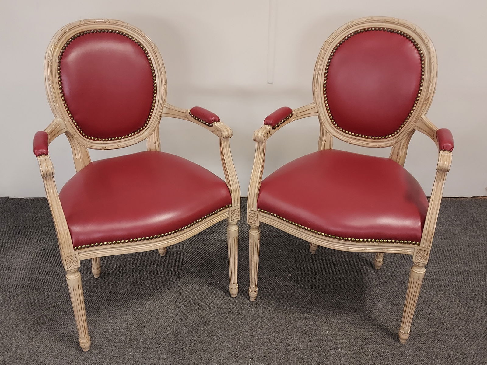 H374 Louis XVI Style Armchairs (1 of 7)