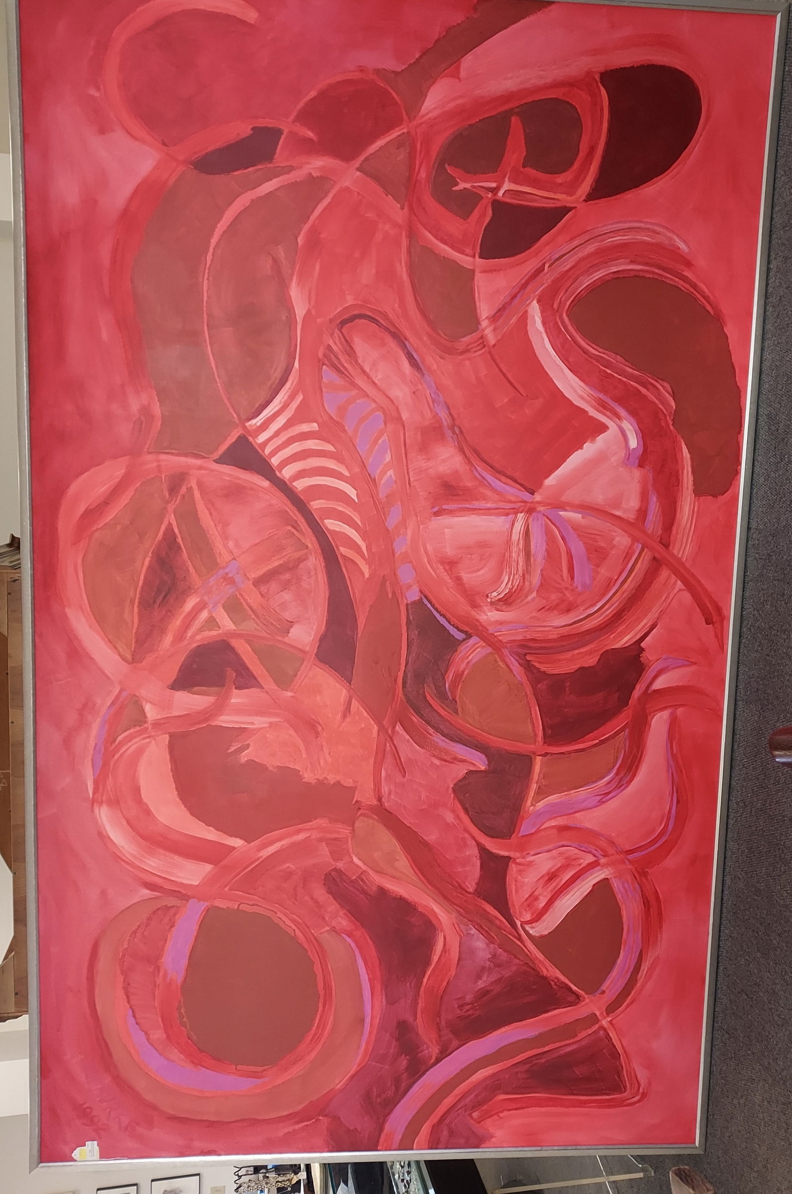 H2037 Lrg Acrylic Abstract Painting by GT Bukke (1 of 4)