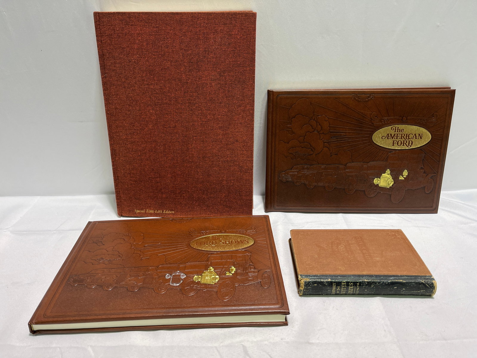 H365 4 books: The History of the United States: 4 books: The History of the United States - Especially for Schools by John Clark Ridpath copyright 1874, Norman Rockwell -Time- Life Special Edition, and The American Ford and The Ford Show - both fro