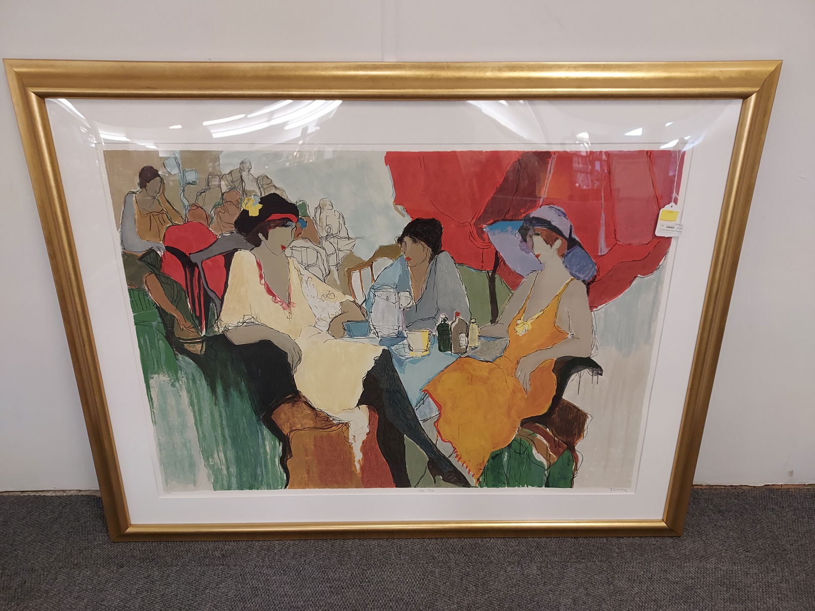 H1030 Itzchak Tarkay Serigraph High Tea (1 of 11)