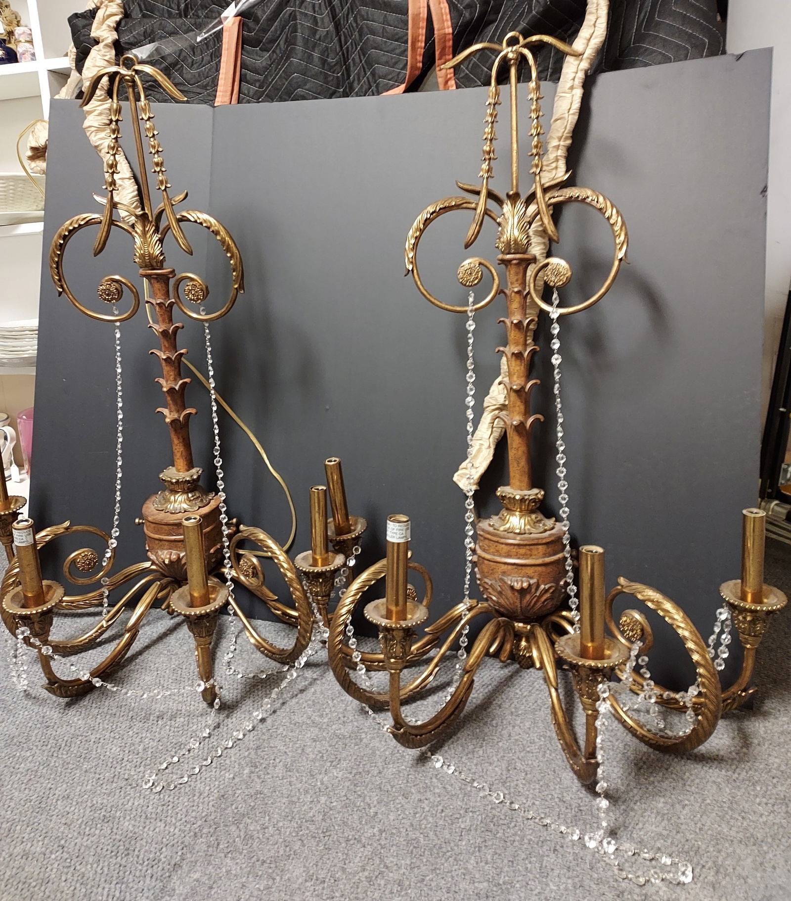 H1246 Maitland Smith Neoclassical Wall Sconces (1 of 17)