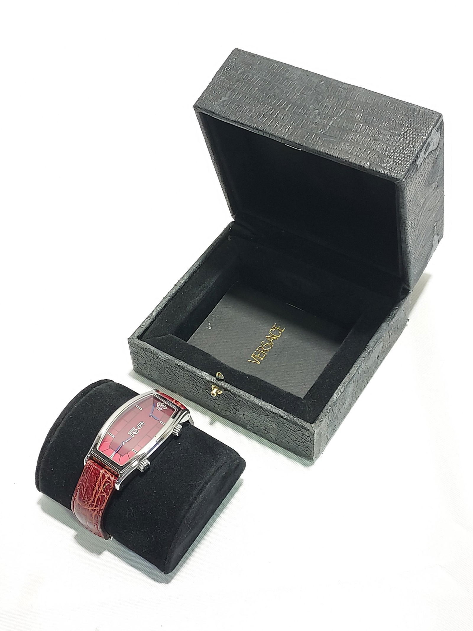 H514 Versace "Love Time" unisex watch, burgundy (1 of 5)