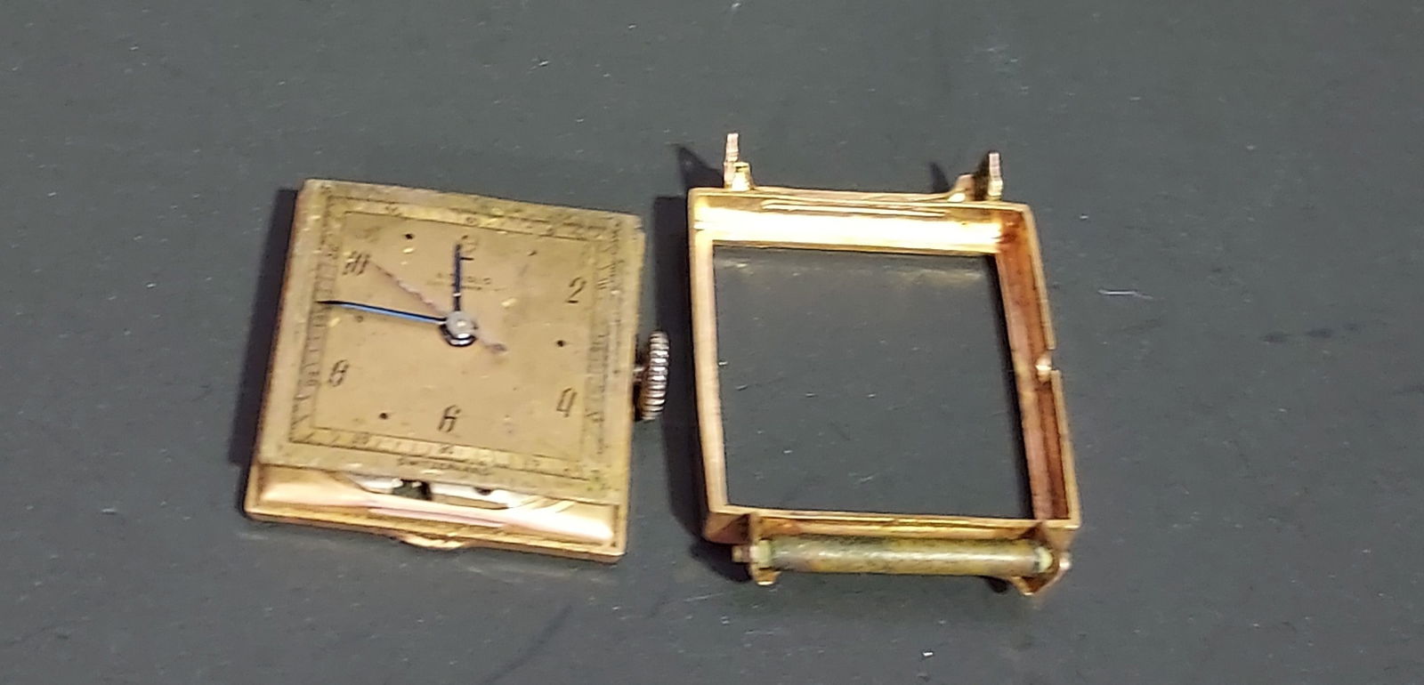 HJ65 Old rose gold watch case (1 of 7)