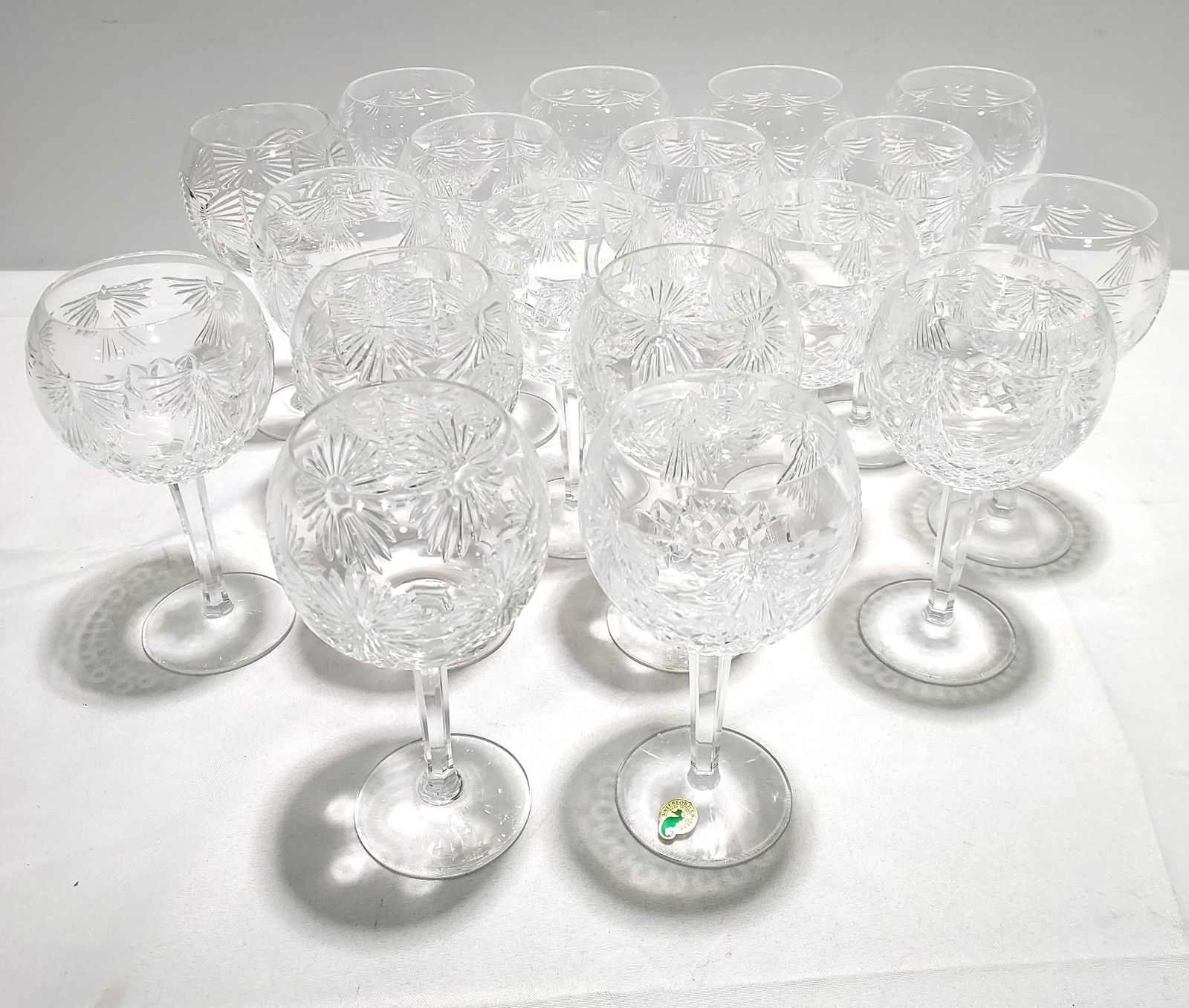 H2046 Waterford Crystal Water Goblets 18pc (1 of 7)