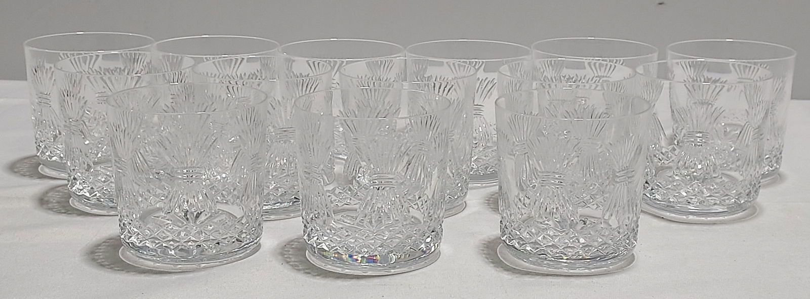 H2047 14 Waterford Crystal 'Old Fashioned' Glasses (1 of 3)