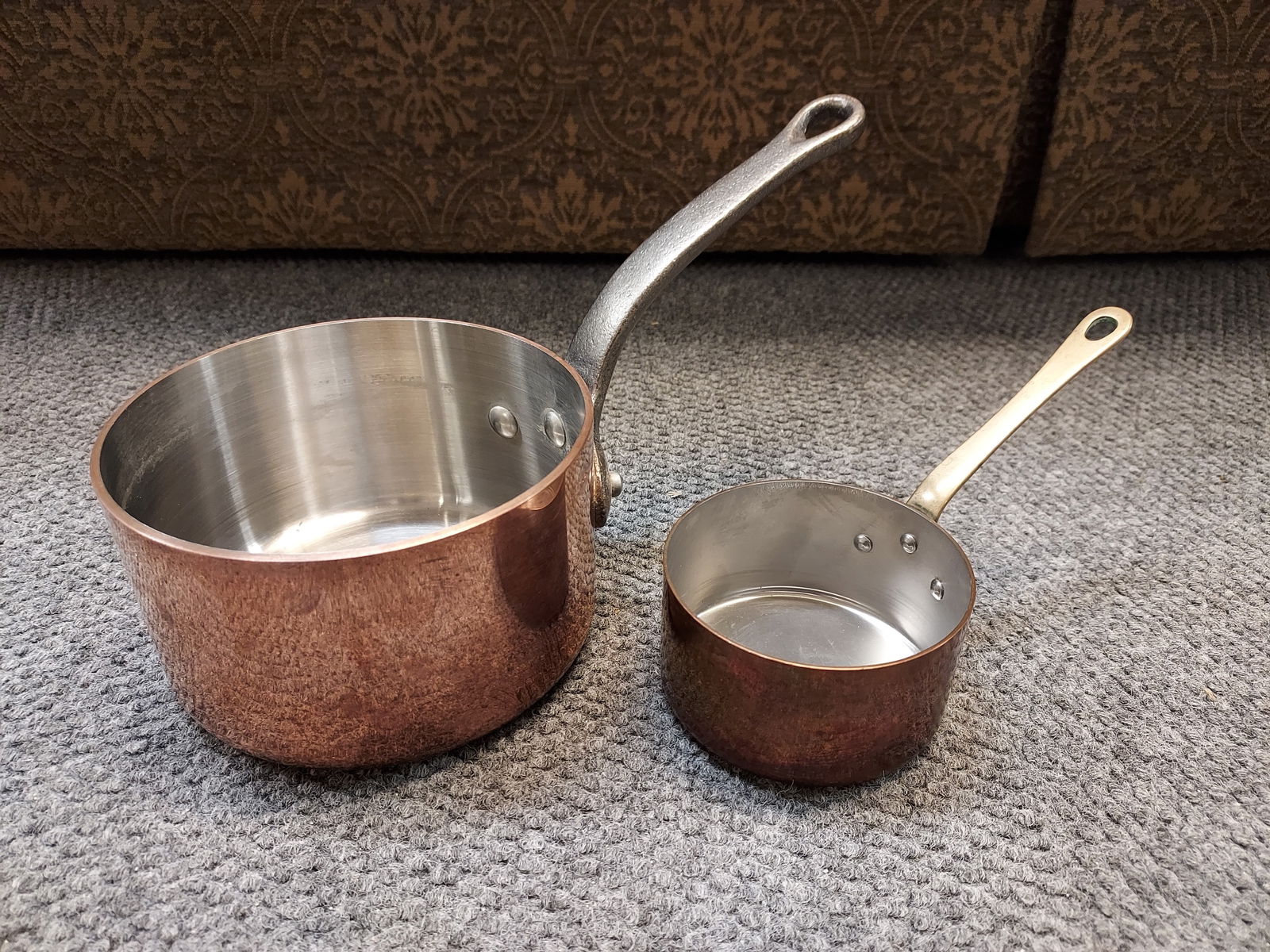 H? Two France Copper Pots - one is Dehillerin (1 of 9)