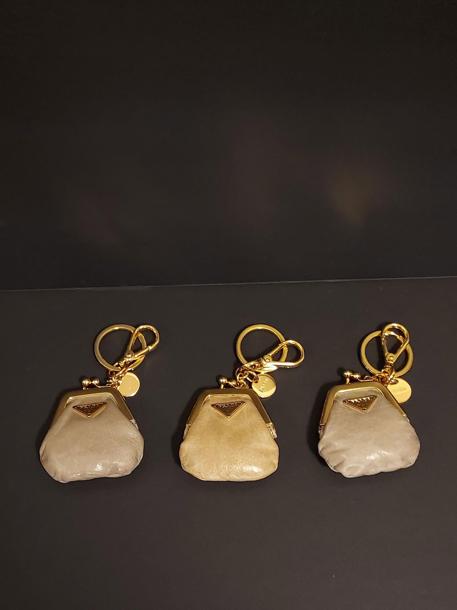 H Prada mini coin purse key chains 3pc (1 of 12)